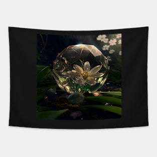 Crystal Petals Tapestry