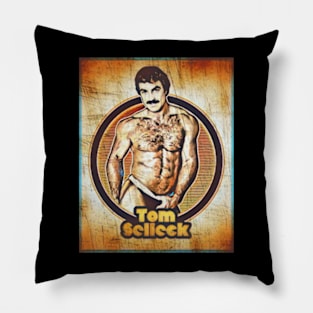 Tom Selleck / 80s Retro Pillow