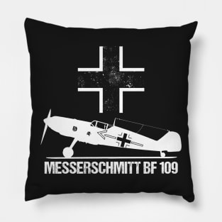 Messerschmitt BF 109 ME Warbird German Luftwaffe WW2 Shirt Pillow