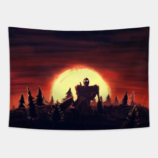 The Iron Giant Sunset Tapestry