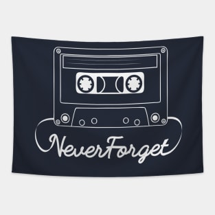 Never Forget Cassette Tape Tapestry