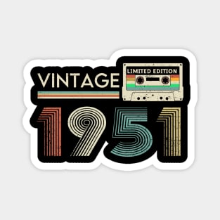 Vintage 1951 Limited Cassette Magnet