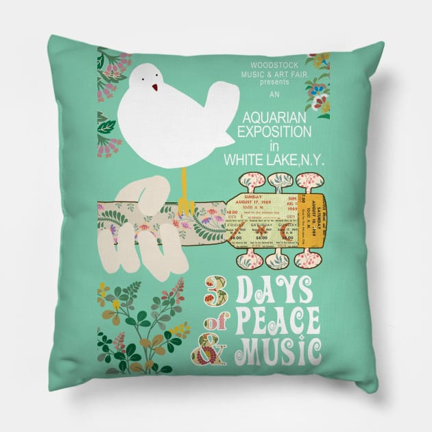 Woodstock Pillow by GreenNest