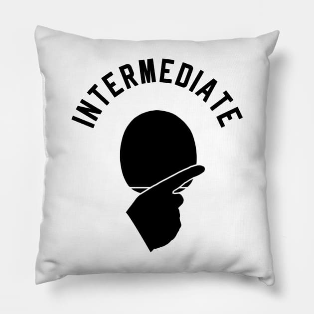 INTERMEDIATE TABLE TENNIS PLAYER Pillow by TheCreatedLight