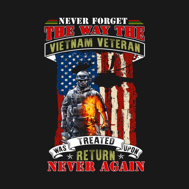 US Veteran Never Forget The Way The Vietnam Veteran by peskyrubeus