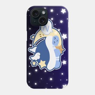 Starry Moon Turtle Sleeping Phone Case