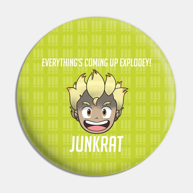 Junkrat chibi OW Pin by DawnDarling