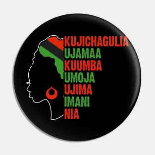 Kwanzaa, The Seven Principles of Kwanzaa Pin