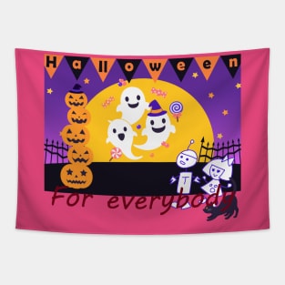 Halloween for everybody by Hidemi Woods Tapestry