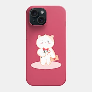 Valentine Cat in love Phone Case