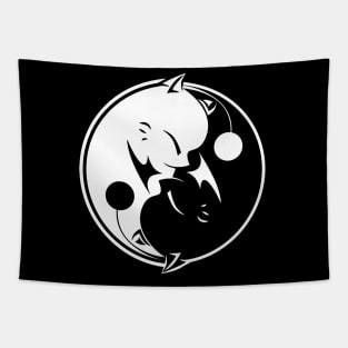 Moogle Yin Yang Tapestry