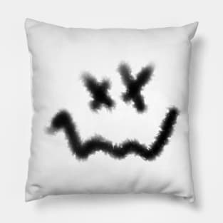 Graffiti Psycho Smiley Face Pillow