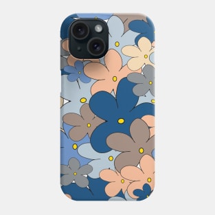 Multi Pastel Color Cartoon Flower Phone Case