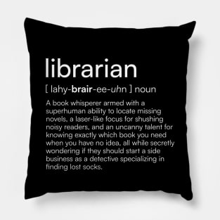 Librarian definition Pillow