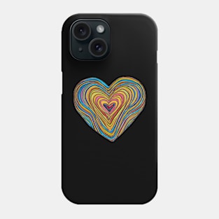 Colorful heart design | Phone Case