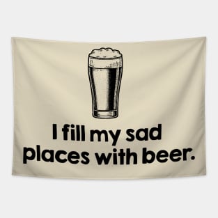 I Fill My Sad Places Tapestry