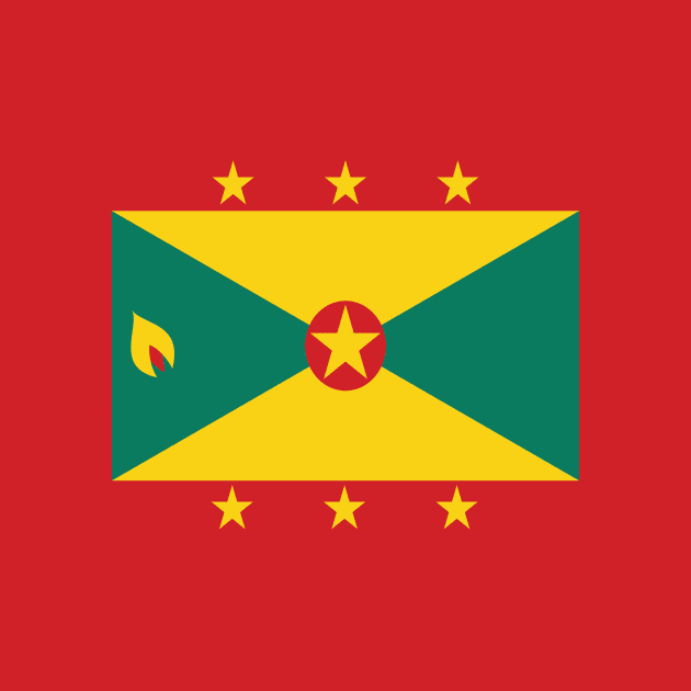 Grenada National Flag by IslandConcepts