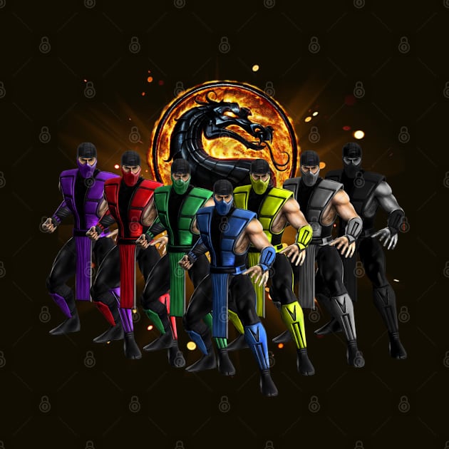 Ninja Mortal Rhapsody Kombat by Pannolinno