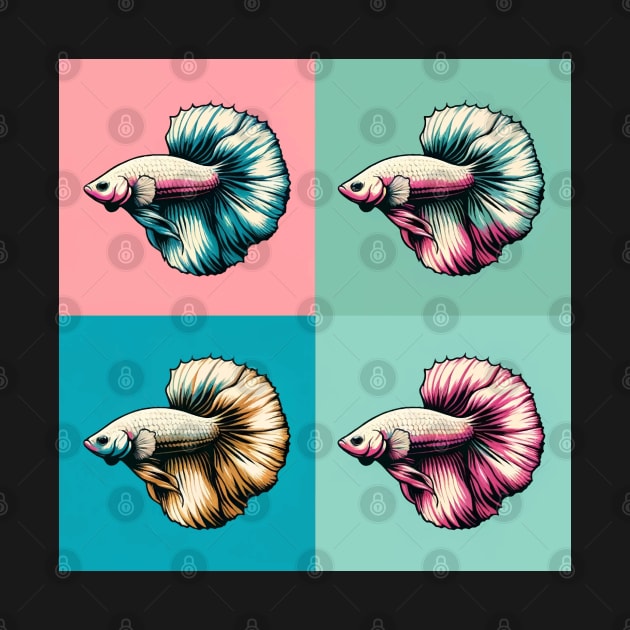 Betta - Cool Tropical Fish by PawPopArt