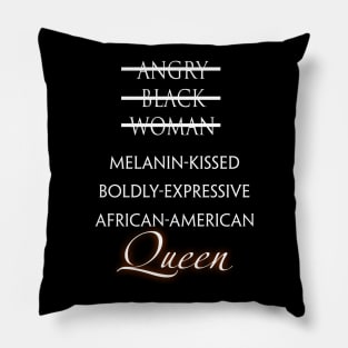 African American Queen Pillow