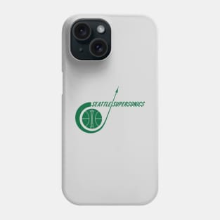 Historic Seattle Supersonics Basketball Phone Case