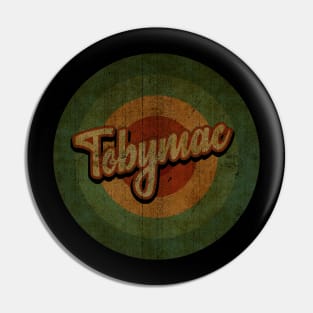 Circle Retro Vintage Tobymac Pin