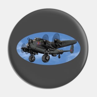 Avro Lancaster Aircraft RAF Pin