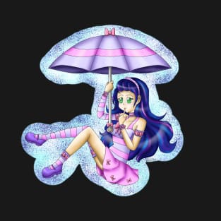 Umbrella anime girl T-Shirt