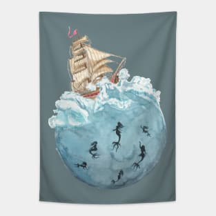 Sailing to the mermaids Tapestry