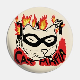 Mafia cats burn down the city Pin