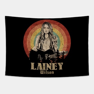 Retro Sunset Lainey Wilson Tapestry