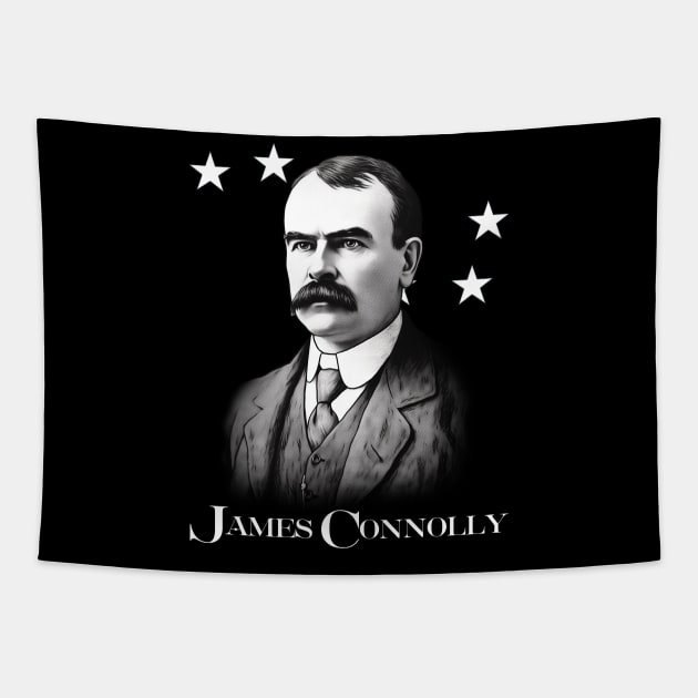 James Connolly - Irish Republican Socialist Tapestry by RichieDuprey