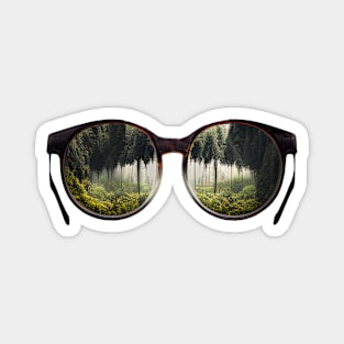 Forest glasses Magnet