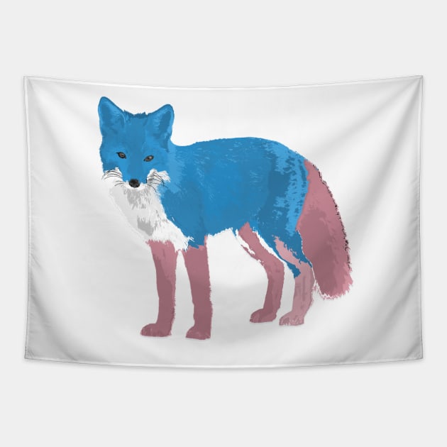 Transgender Fox Tapestry by AjDreamCraft