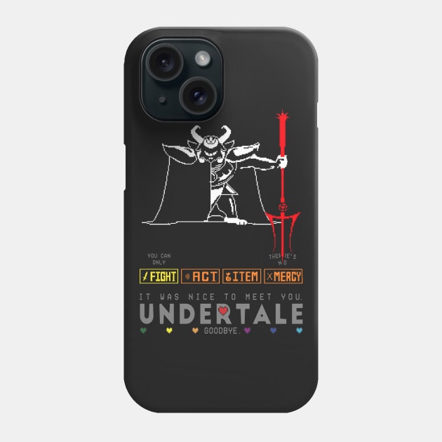 Asgore Dreemurr - Undertale Phone Case by Raggdyman