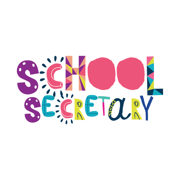 Cute School Secretary Gift Idea Back to School by BetterManufaktur