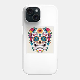 Day of the Dead Sugar Skull 4 Phone Case