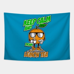 LEMON TEA CARTOON Tapestry