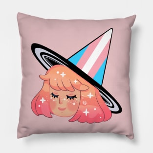 Trans Witch Pride Pillow