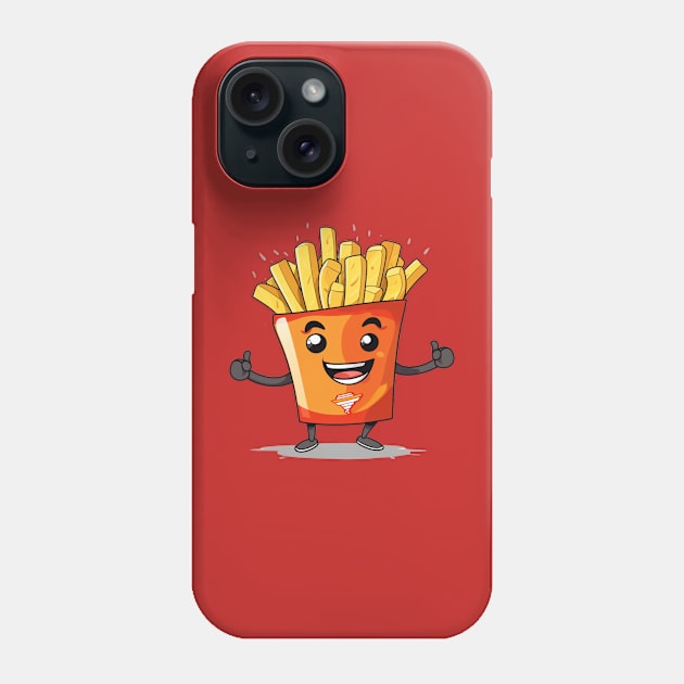 kawaii french fries T-Shirt cute ,potatofood Phone Case by nonagobich