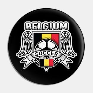 Belgium Soccer Futbol Pin