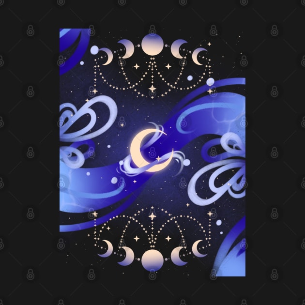 Cosmic Moon by veraphina