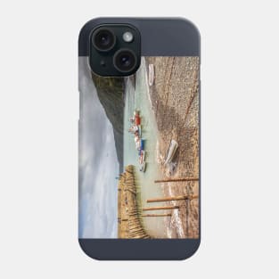 Clovelly Fishing Boats, North Devon, England Phone Case