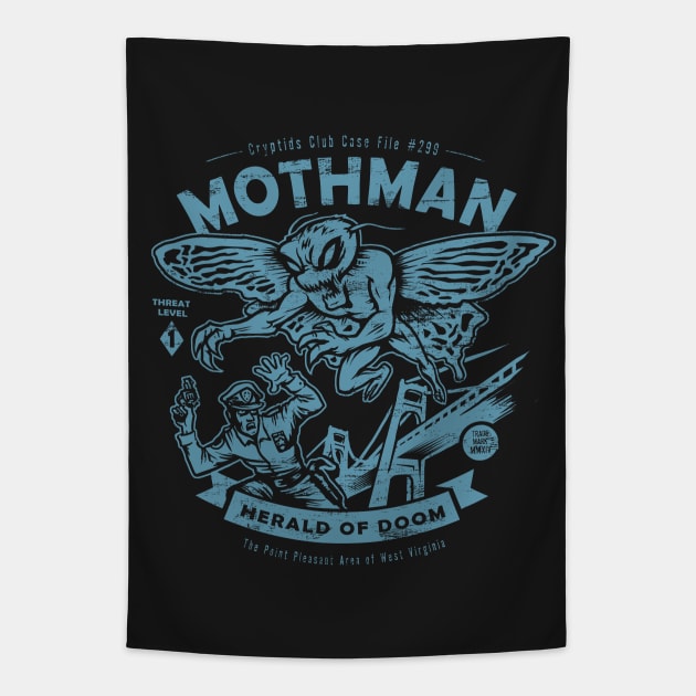 Mothman Tapestry by heartattackjack