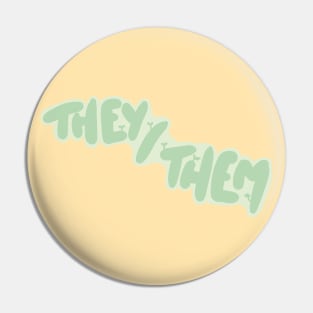 soft pronouns- they/them Pin