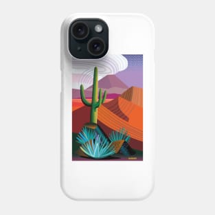 Thunder Cloud Building in the Desert Phone Case