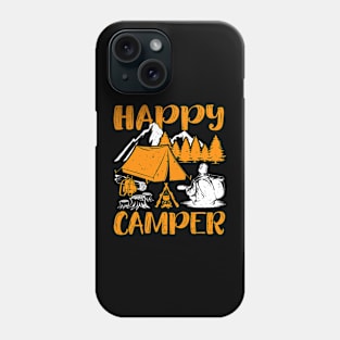 Happy Camper - Camping Shirt for Men Women and Kids Phone Case