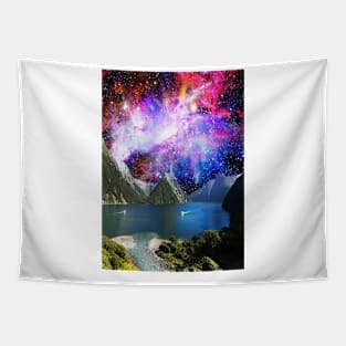 Galaxy Waterfall Tapestry