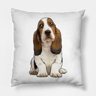 Basset Hound Dog Pillow