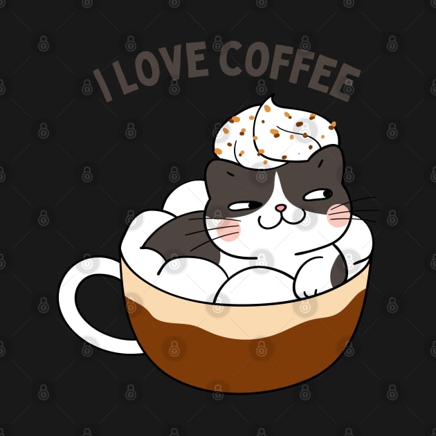 I love Coffee First Sleepy cat I need coffee addict This Girl Runs On Caffeine And Sarcasm by BoogieCreates